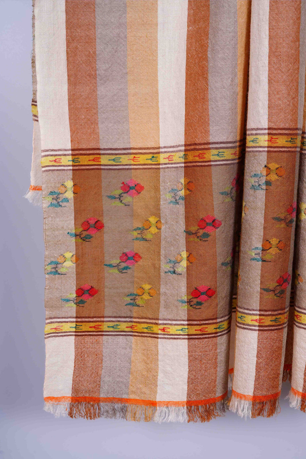 Stripe Kani Pashmina Shawl