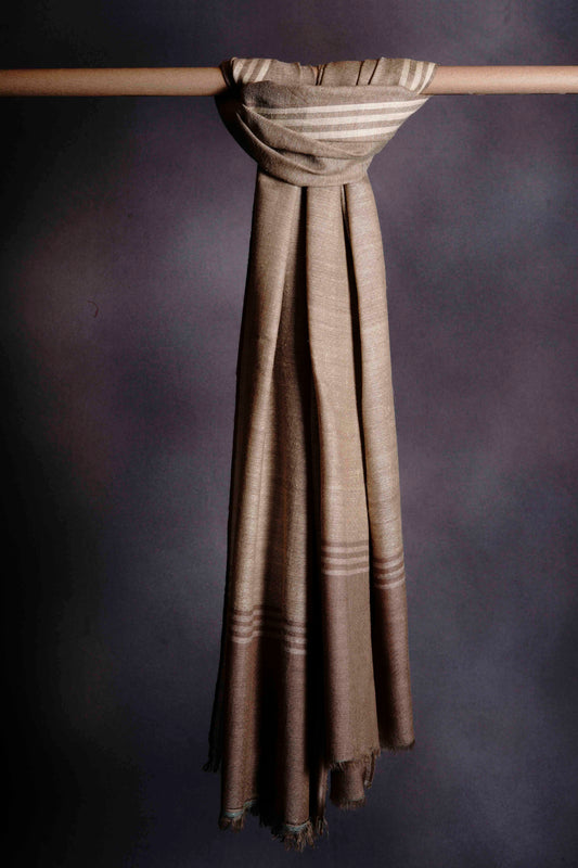 Light Pistachio Green Handwoven Cashmere Pashmina Shawl