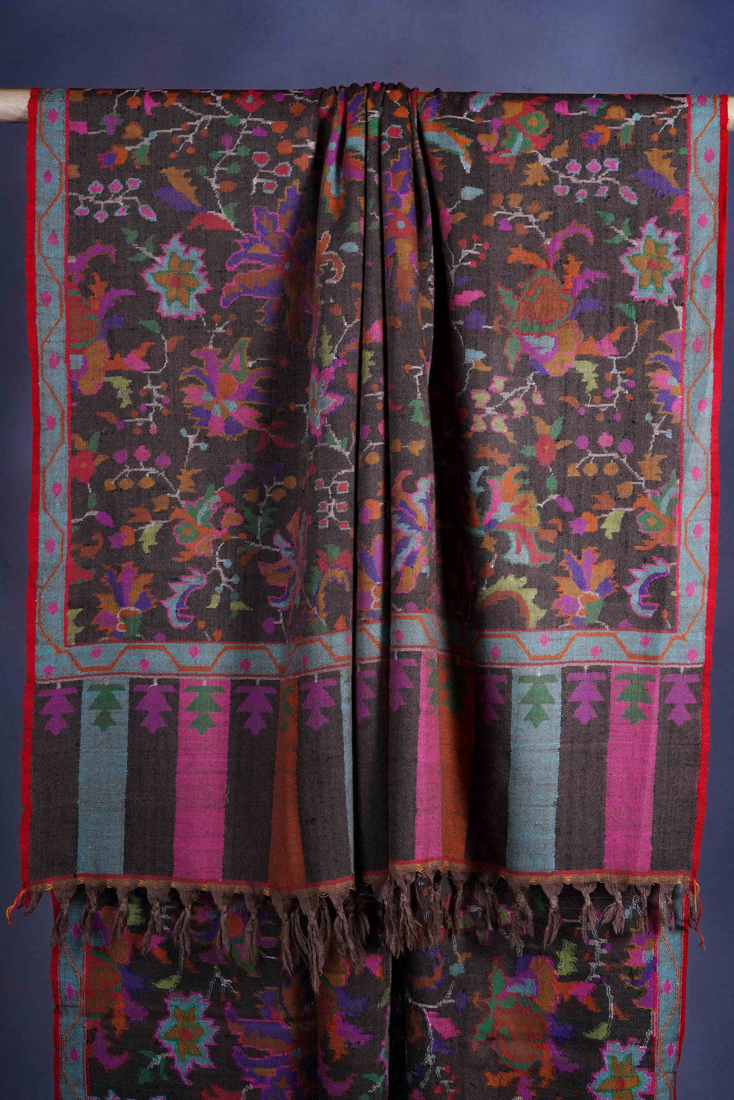 Black Kani Pashmina Shawl