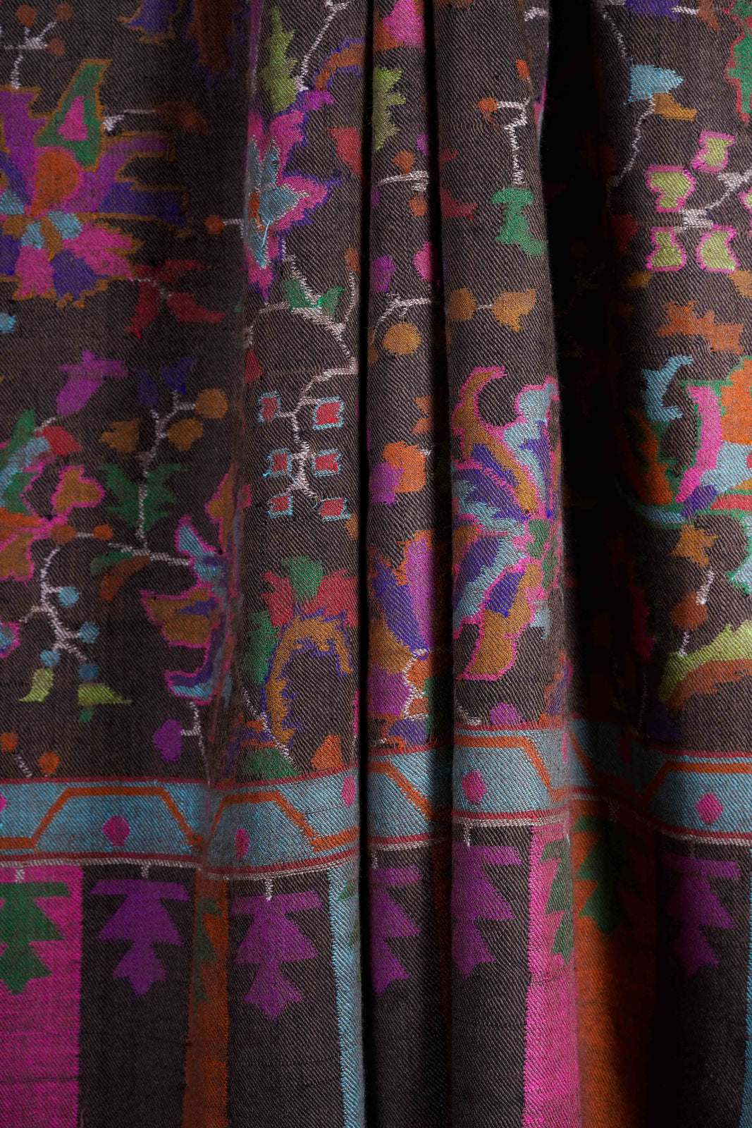 Black Kani Pashmina Shawl