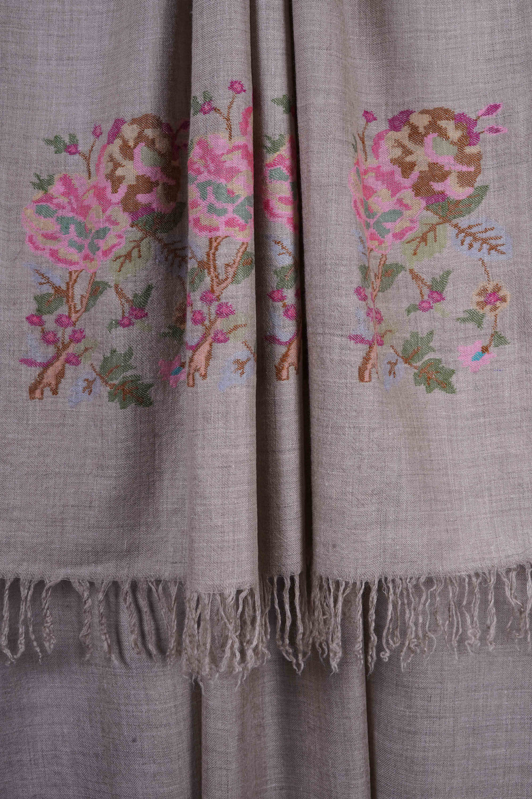 Natural Kani Pashmina Shawl