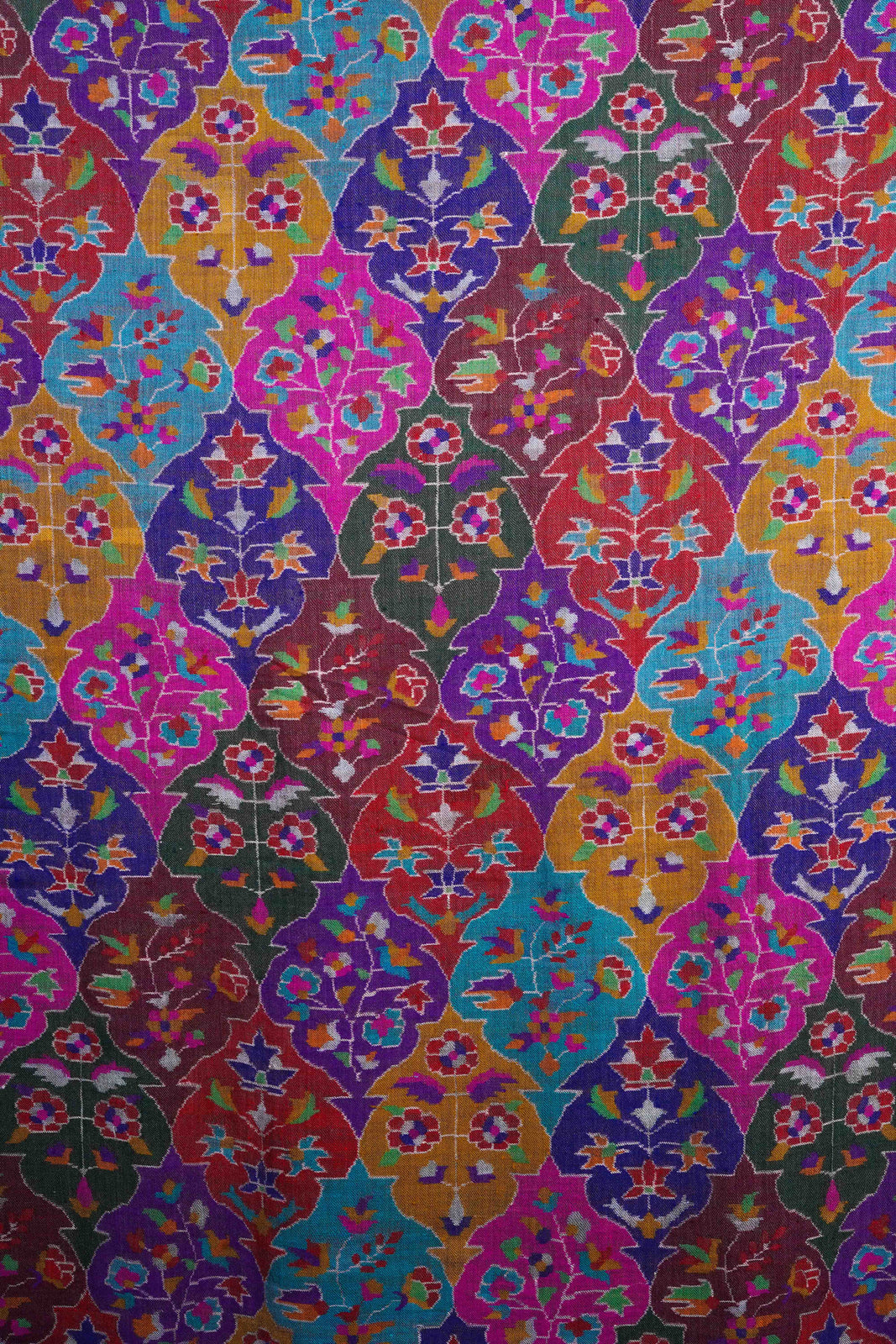 3 Yards Multicolor Kani Pashmina Shawl
