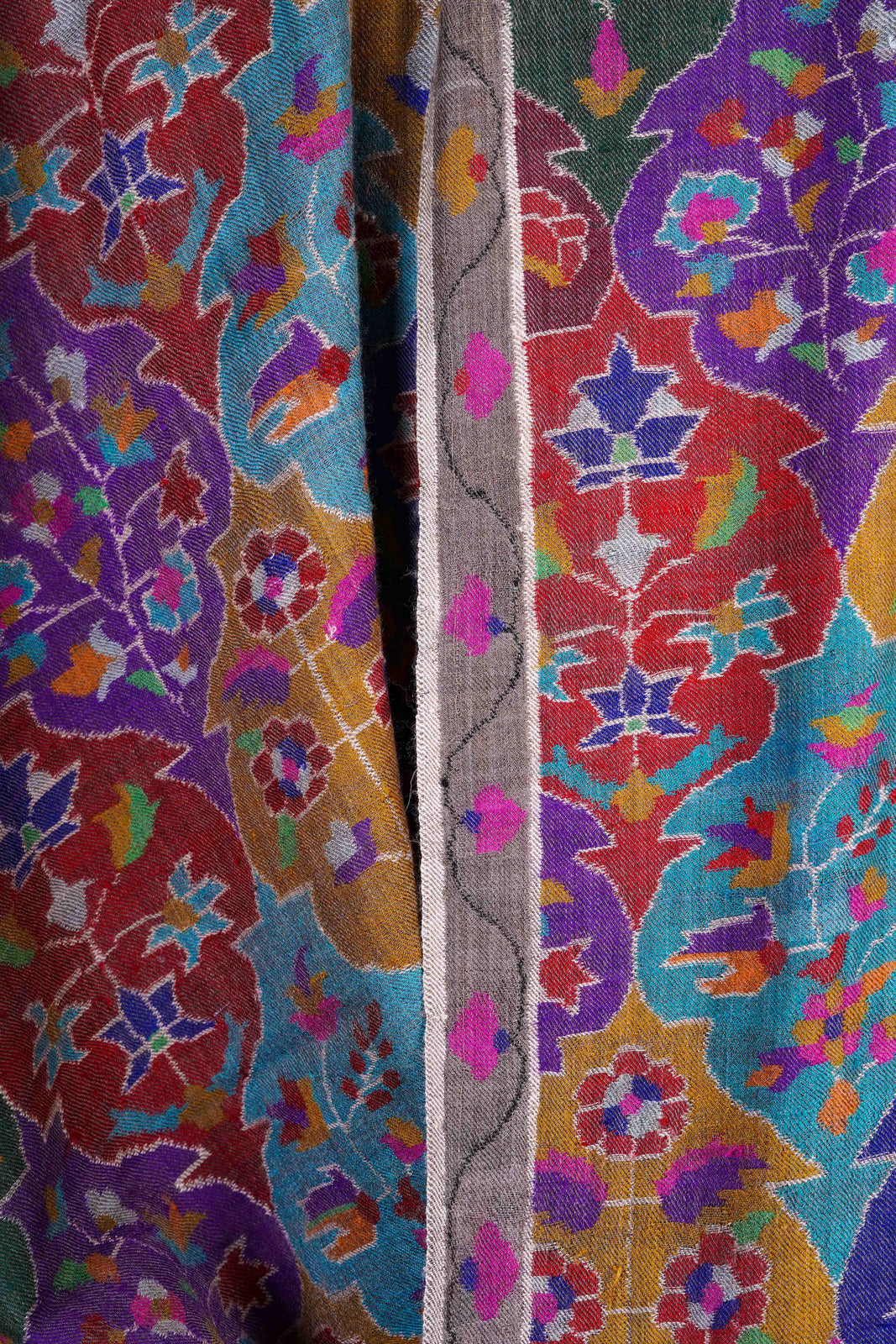 3 Yards Multicolor Kani Pashmina Shawl