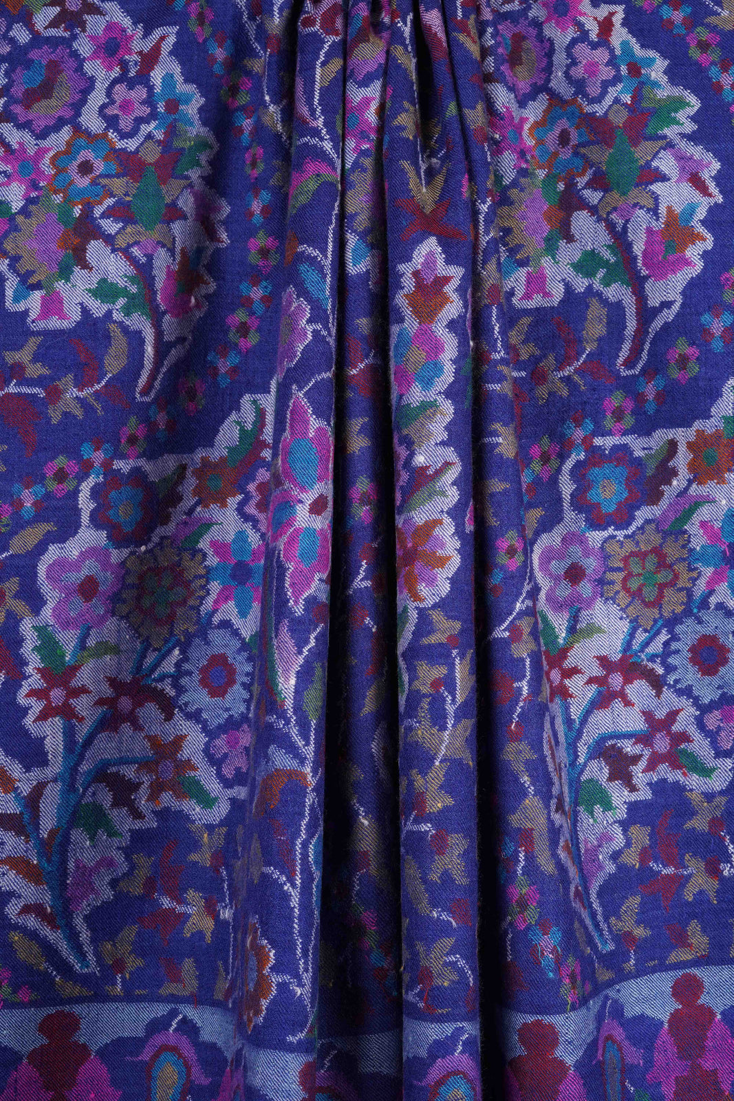 Blue Kani Pashmina Shawl