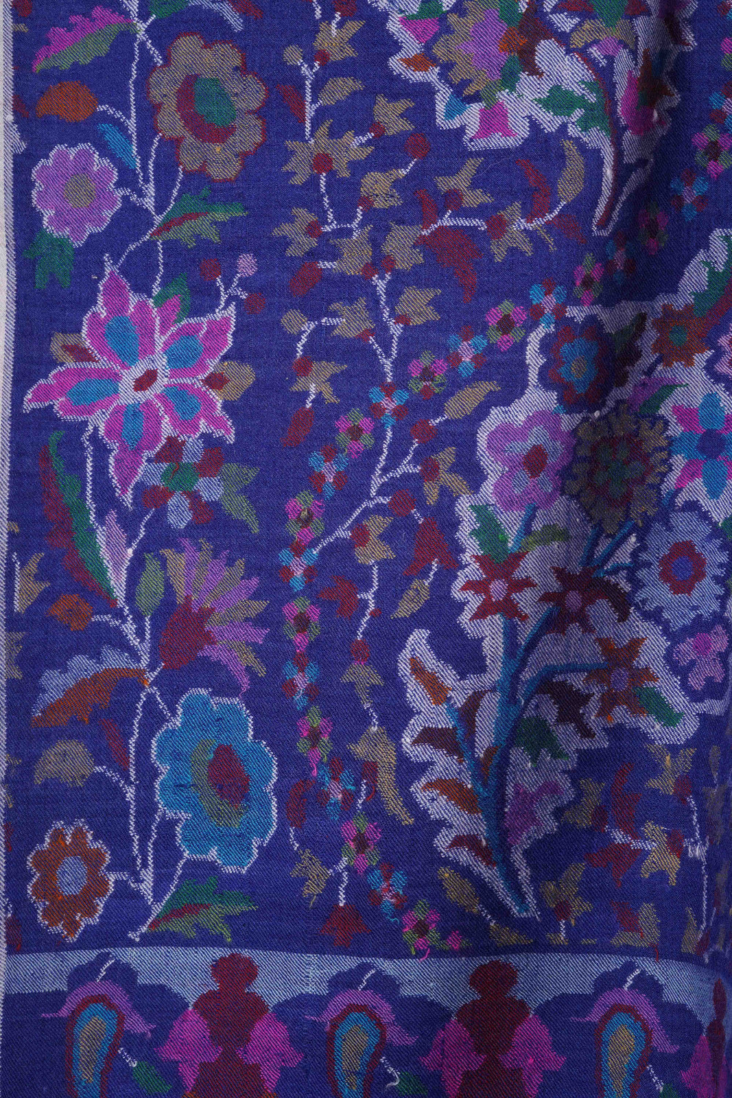 Blue Kani Pashmina Shawl