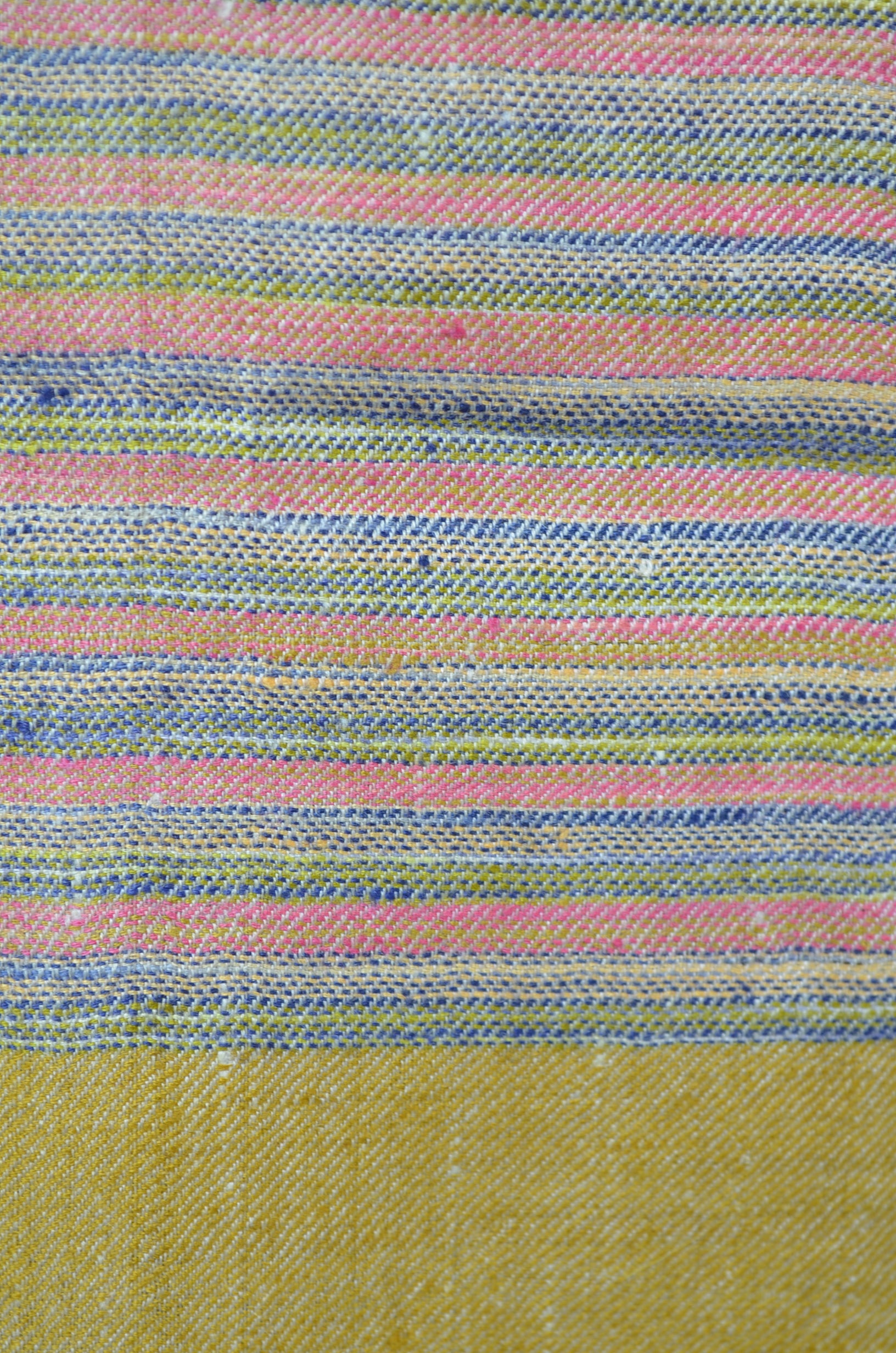Multi Color Mustard Tone Handwoven Cashmere Pashmina Shawl