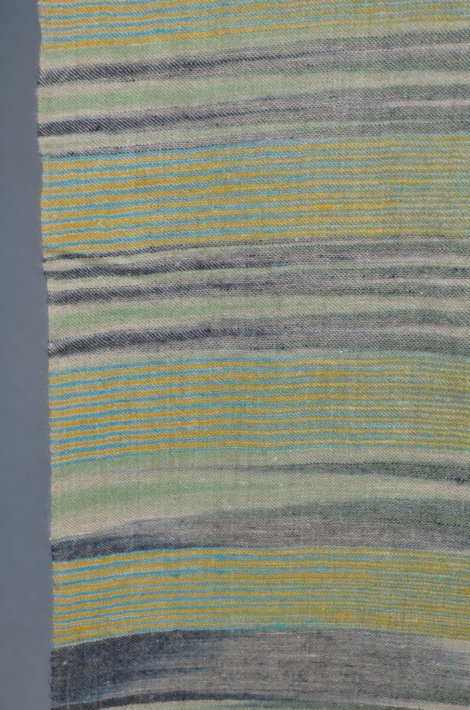 Multi Color Green Tone Handwoven Cashmere Pashmina Shawl