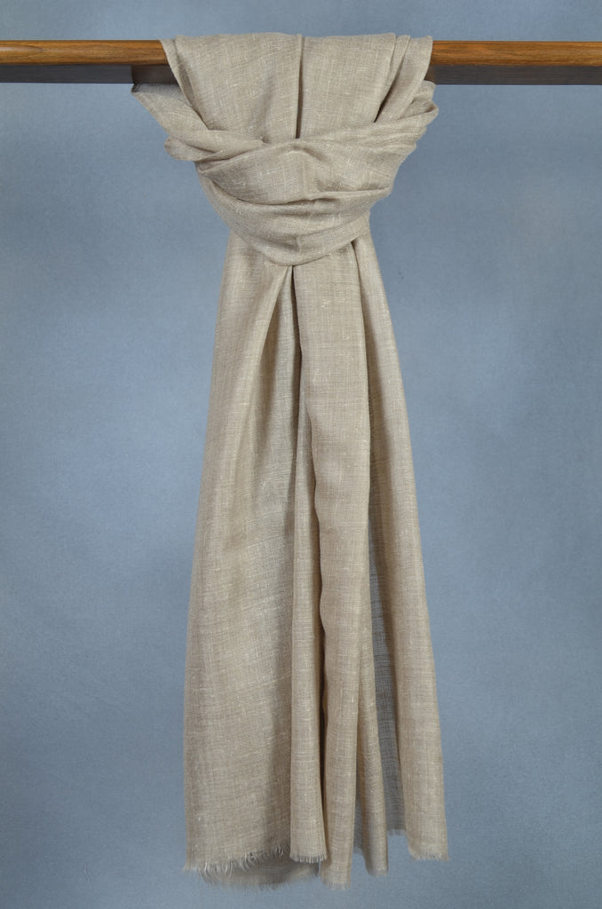 Natural Base 100% cashmere Scarf