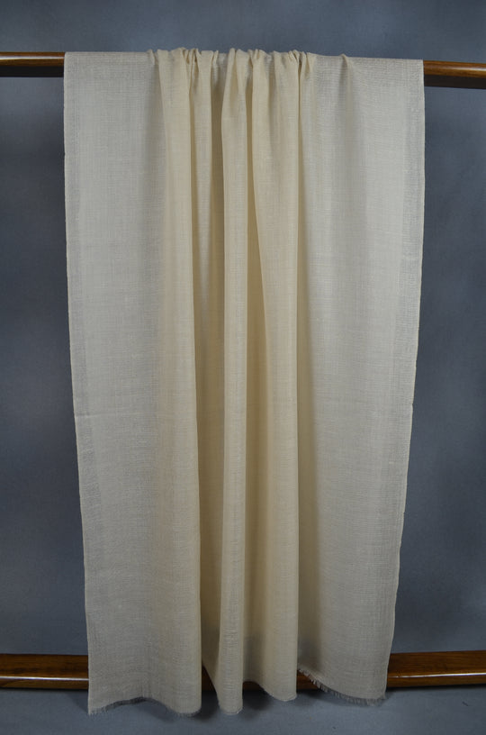Ivory Base 100% cashmere Shawl