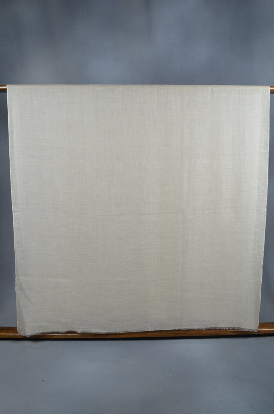Ivory Base 100% cashmere Shawl