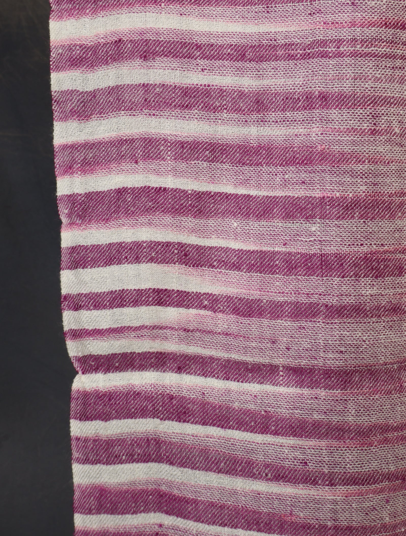 Dark Purple Plaid Pure Cashmere Pashmina Scarf
