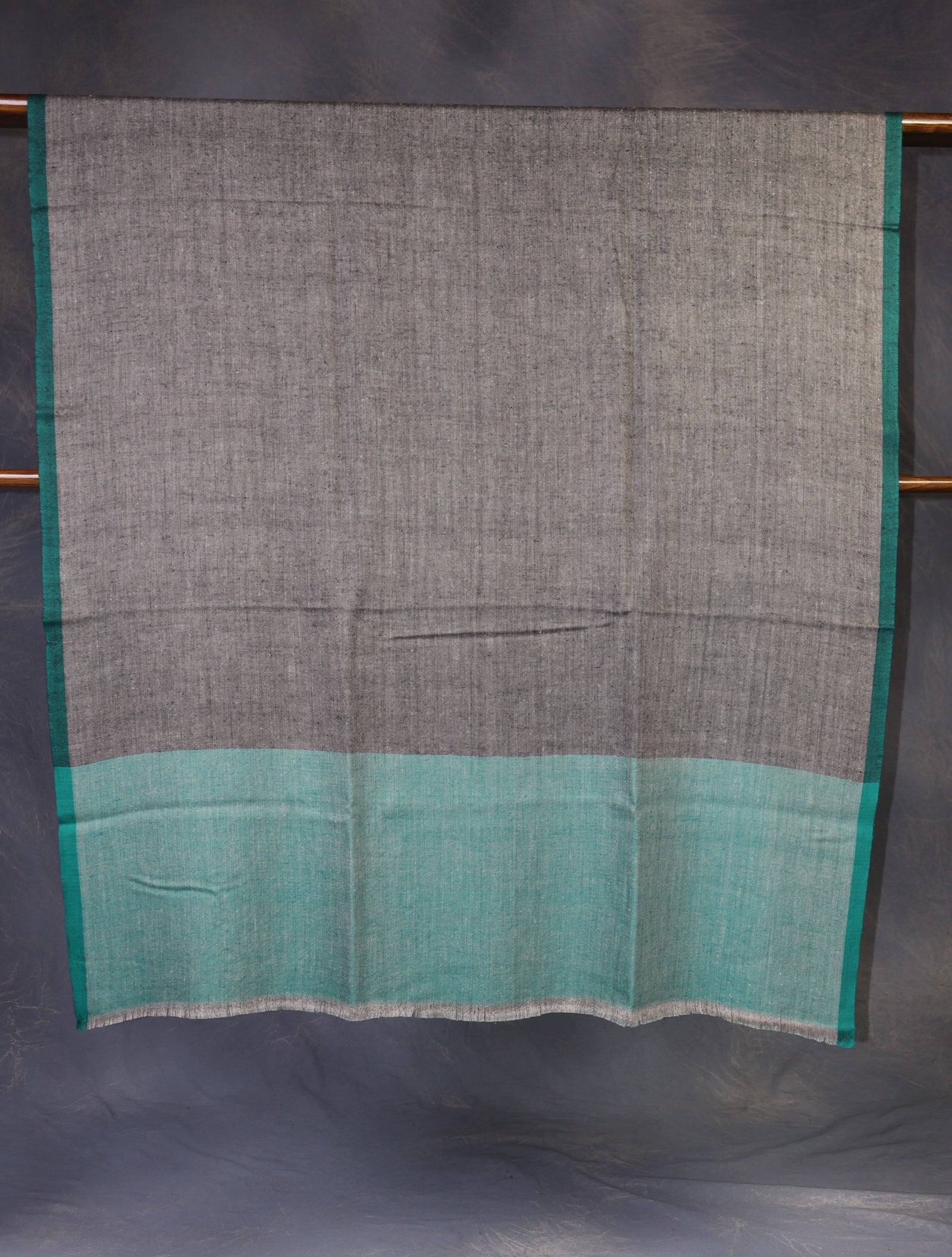 Black handwoven Cashmere Pashmina Shawl