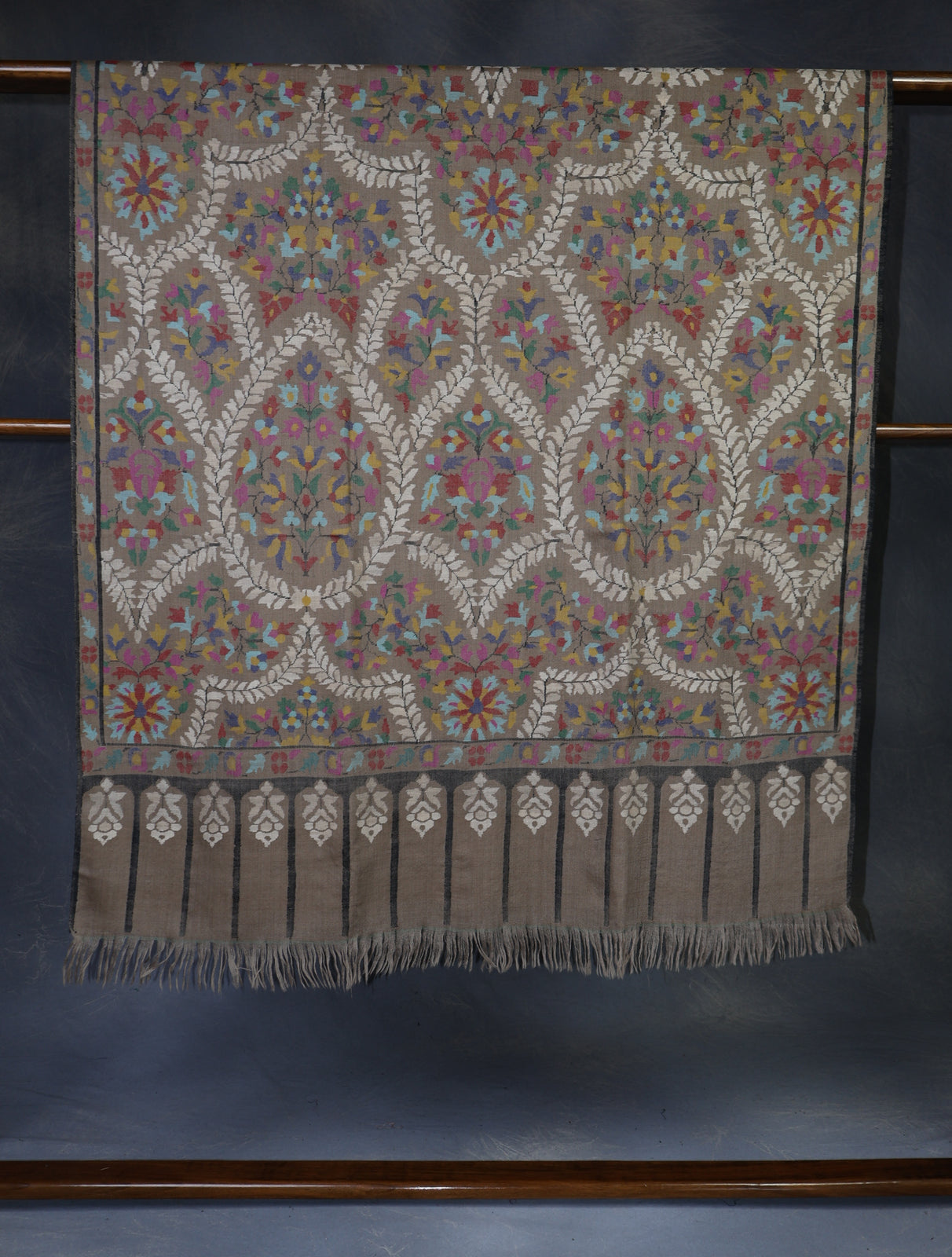 Natural Kani Pashmina Shawl