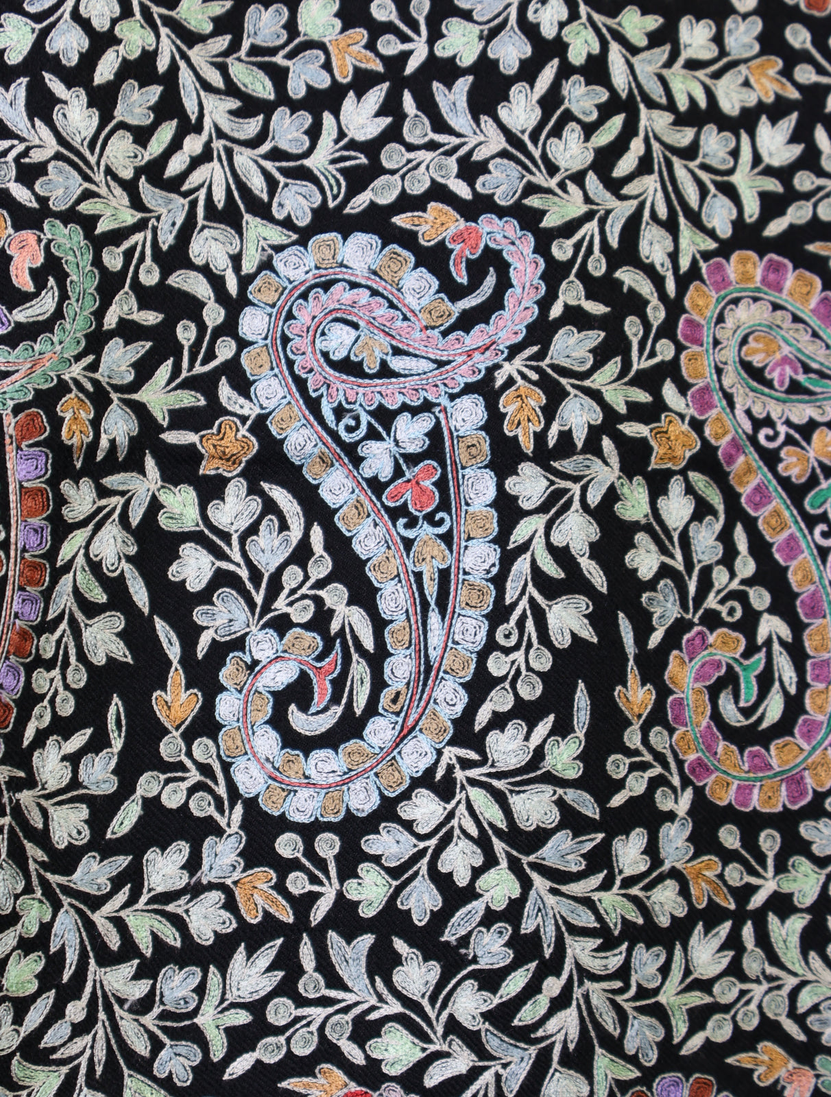 Black Base Kalamkari Pashmina Shawl
