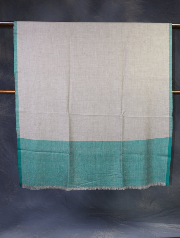 Natural And Green handwoven Cashmere Pashmina Shawl