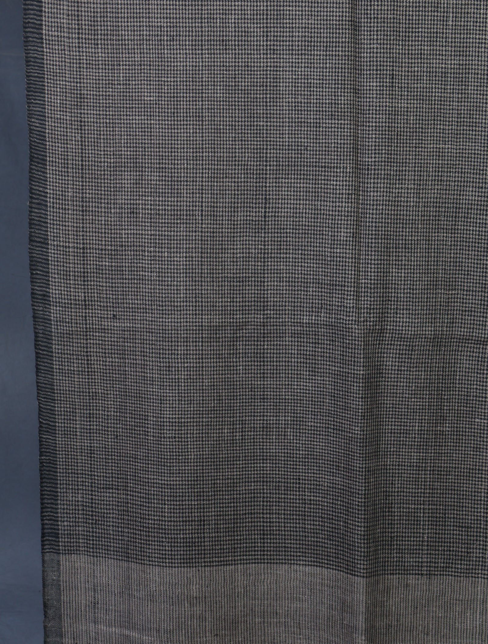 Black Check handwoven Cashmere Pashmina Scarf