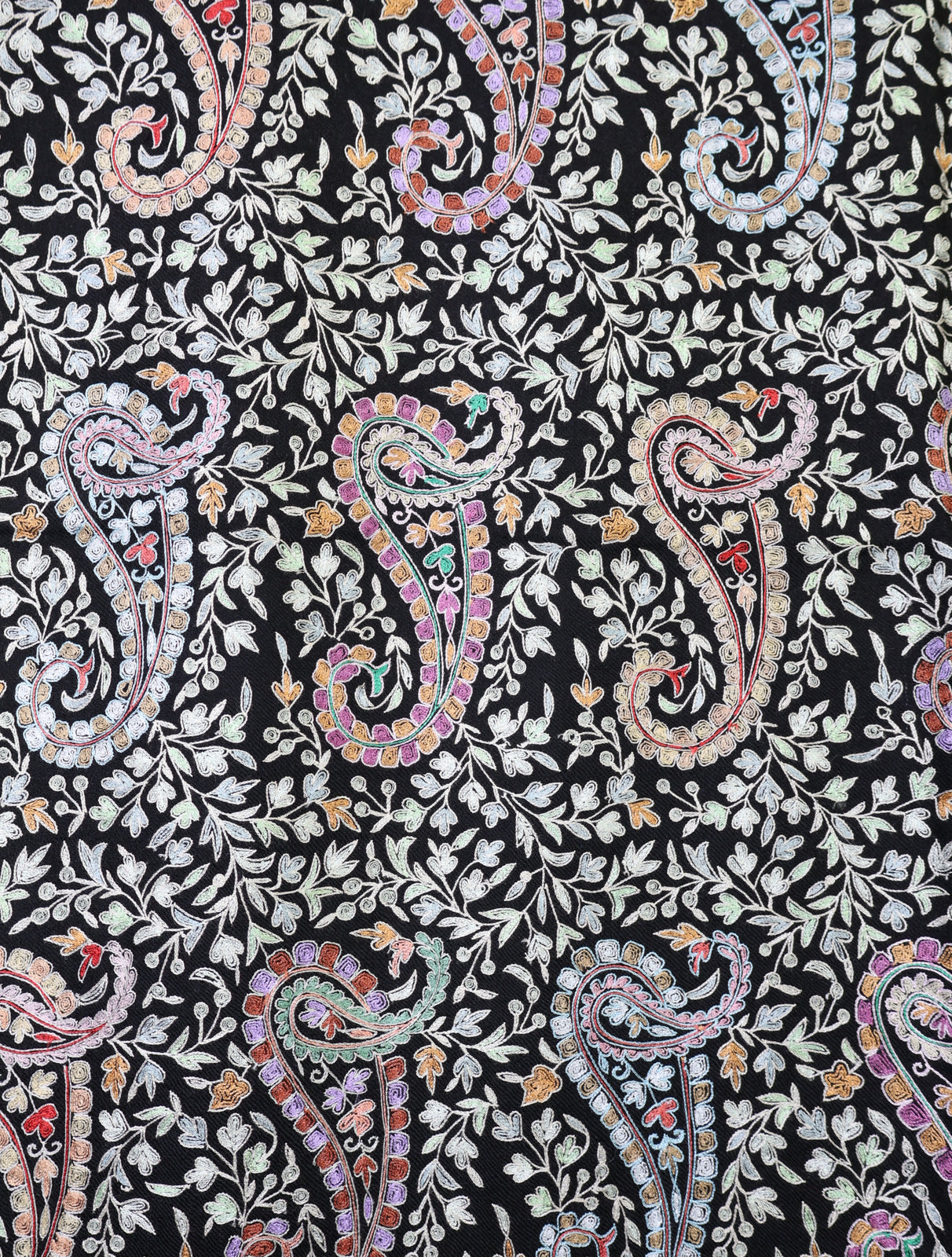 Black Base Kalamkari Pashmina Shawl