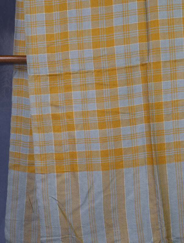 Natural And Mustard handwoven Cashmere Pashmina Scarf