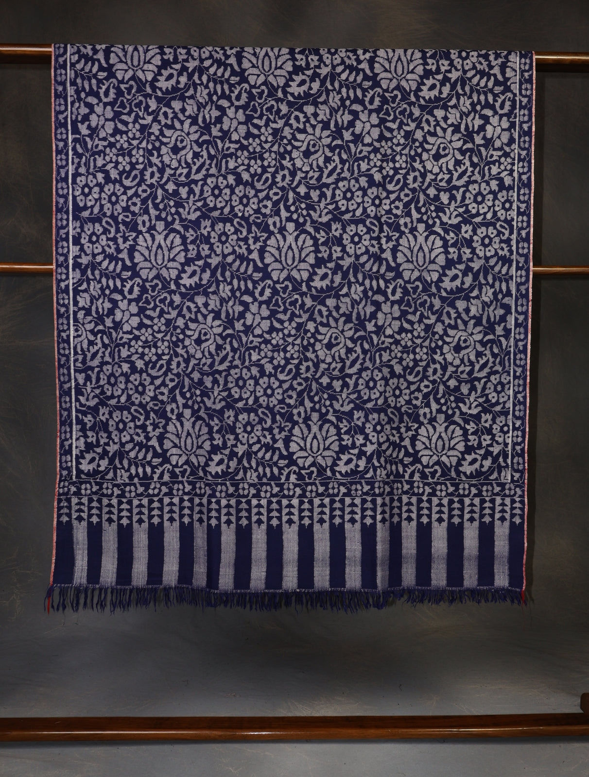 Blue Kani Buteh Pashmina Shawl