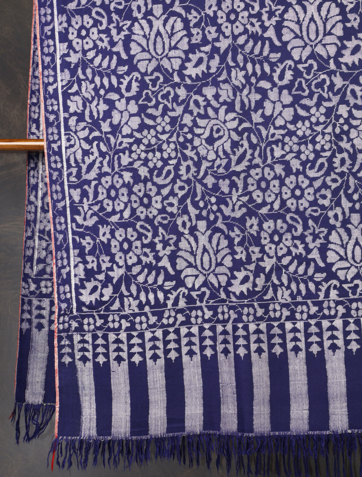 Blue Kani Buteh Pashmina Shawl
