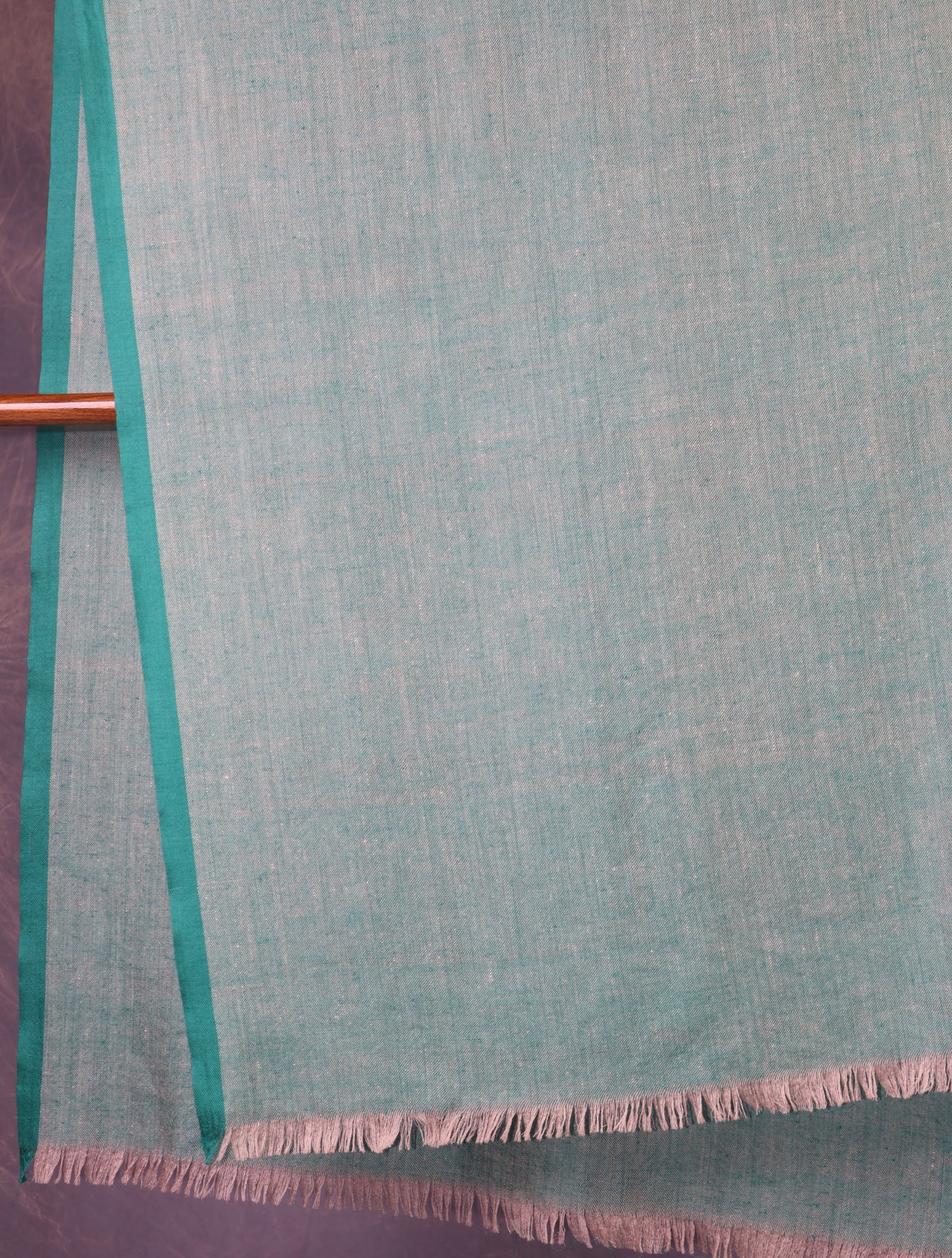 Green Color Handwoven Cashmere Pashmina Shawl
