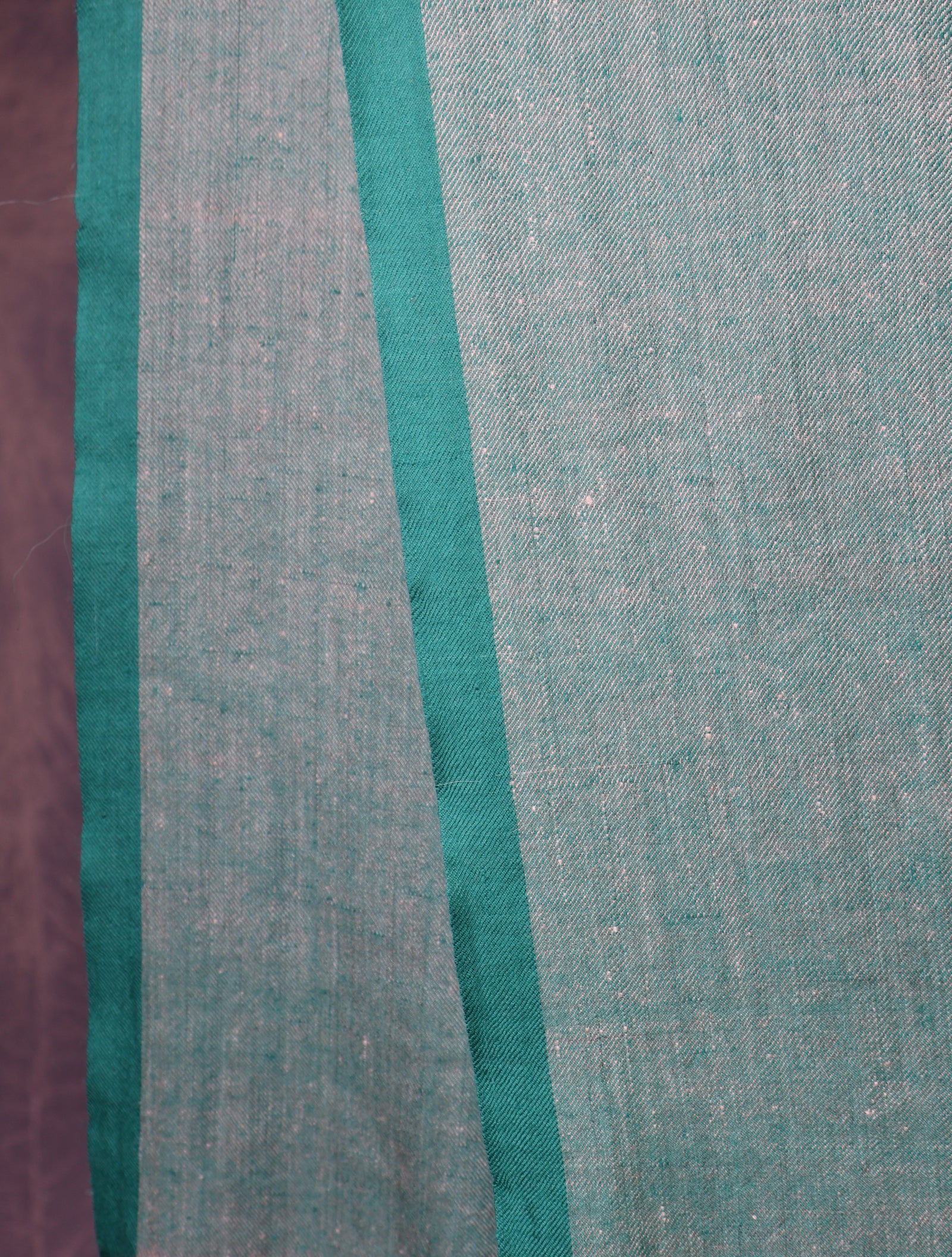 Green Color Handwoven Cashmere Pashmina Shawl