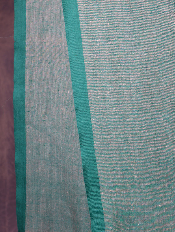 Green Color Handwoven Cashmere Pashmina Shawl