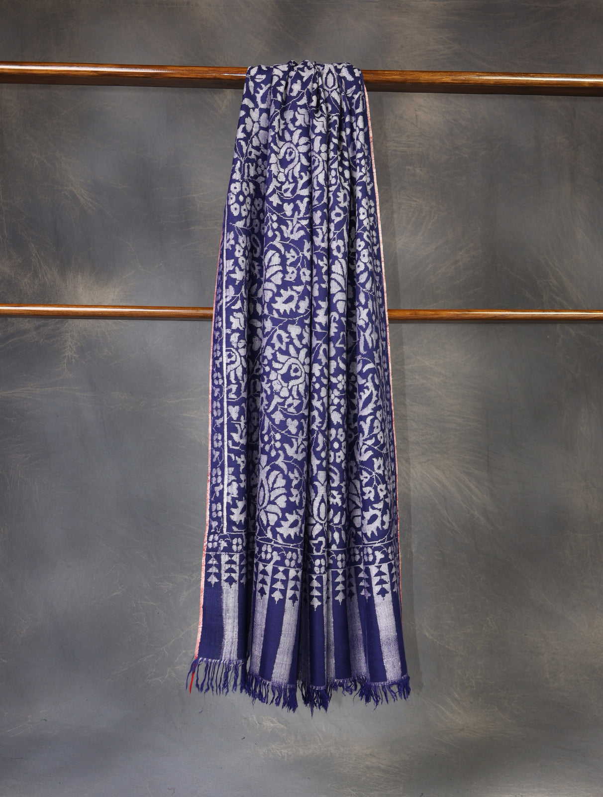 Blue Kani Buteh Pashmina Shawl