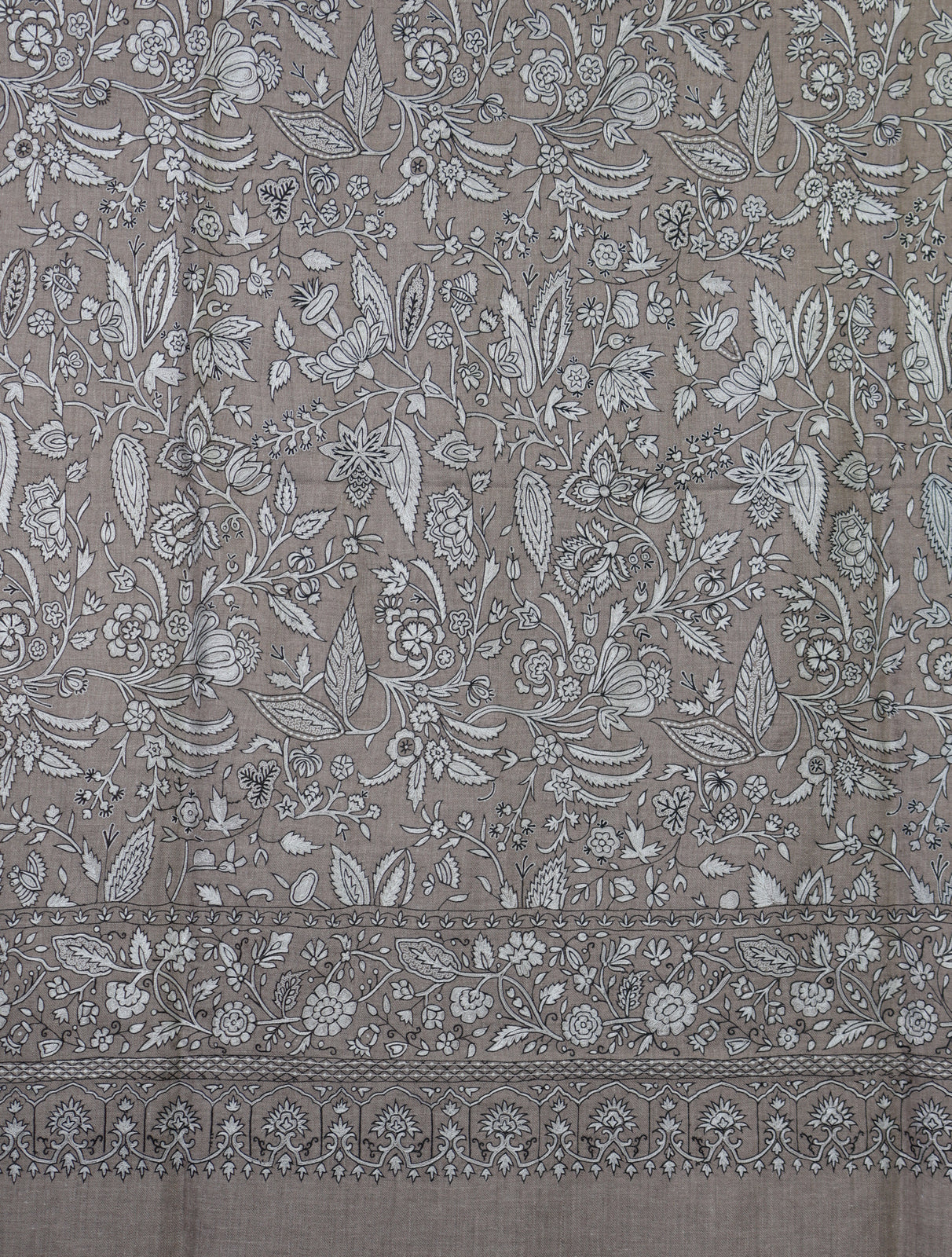 3 Yard Natural Color Kalamkari Pashmina Shawl
