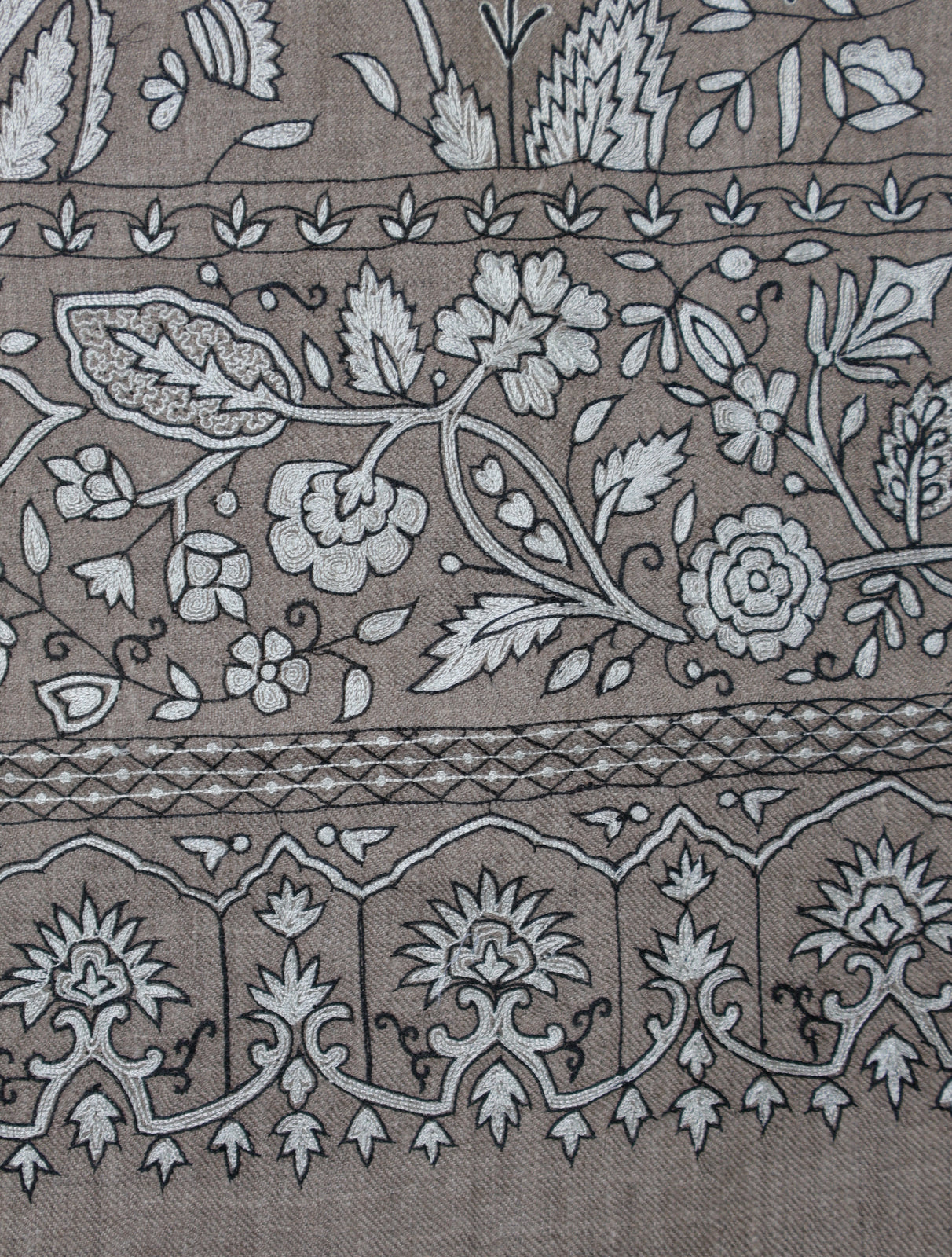 3 Yard Natural Color Kalamkari Pashmina Shawl