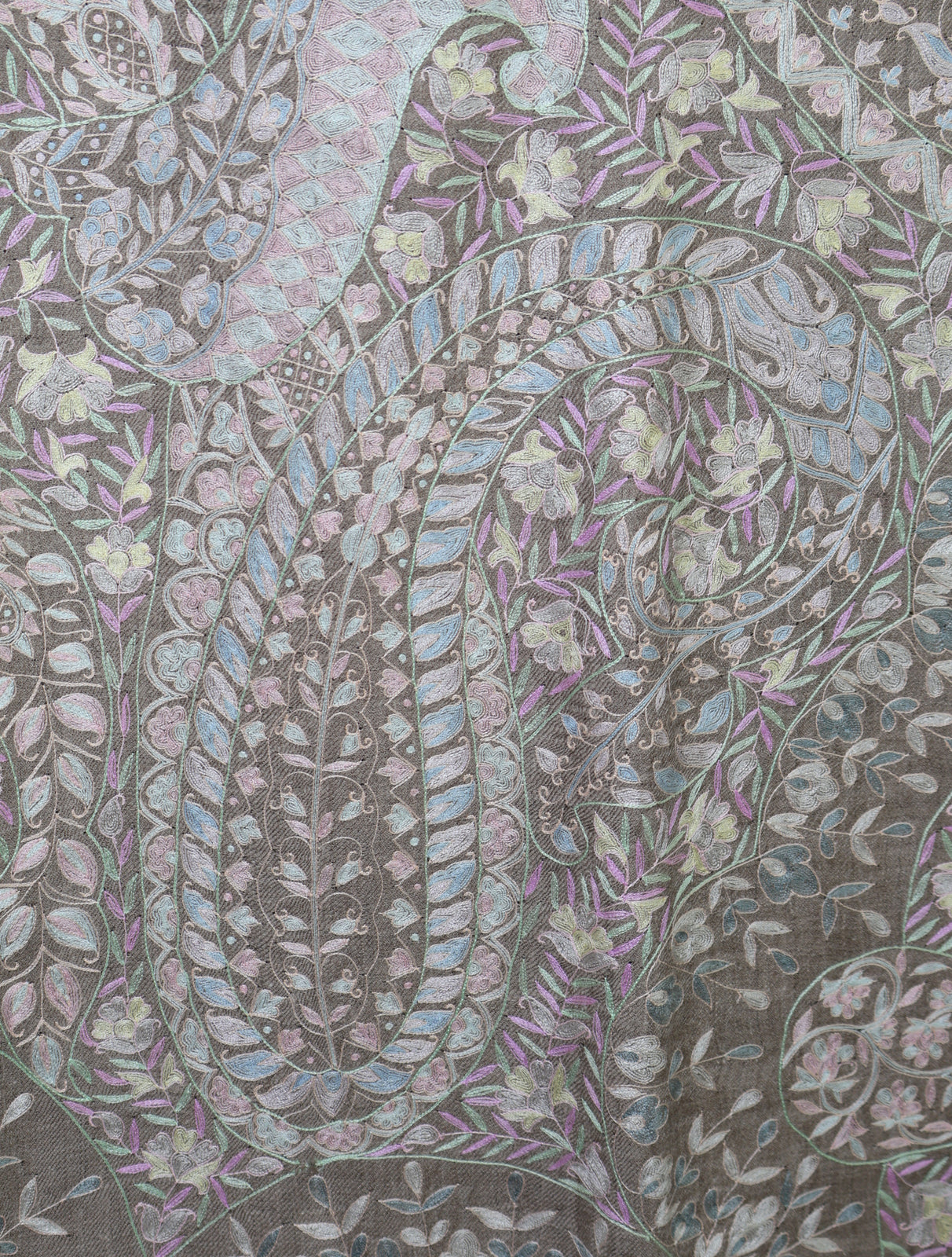 3 Yard Beige Color Kalamkari Pashmina Shawl