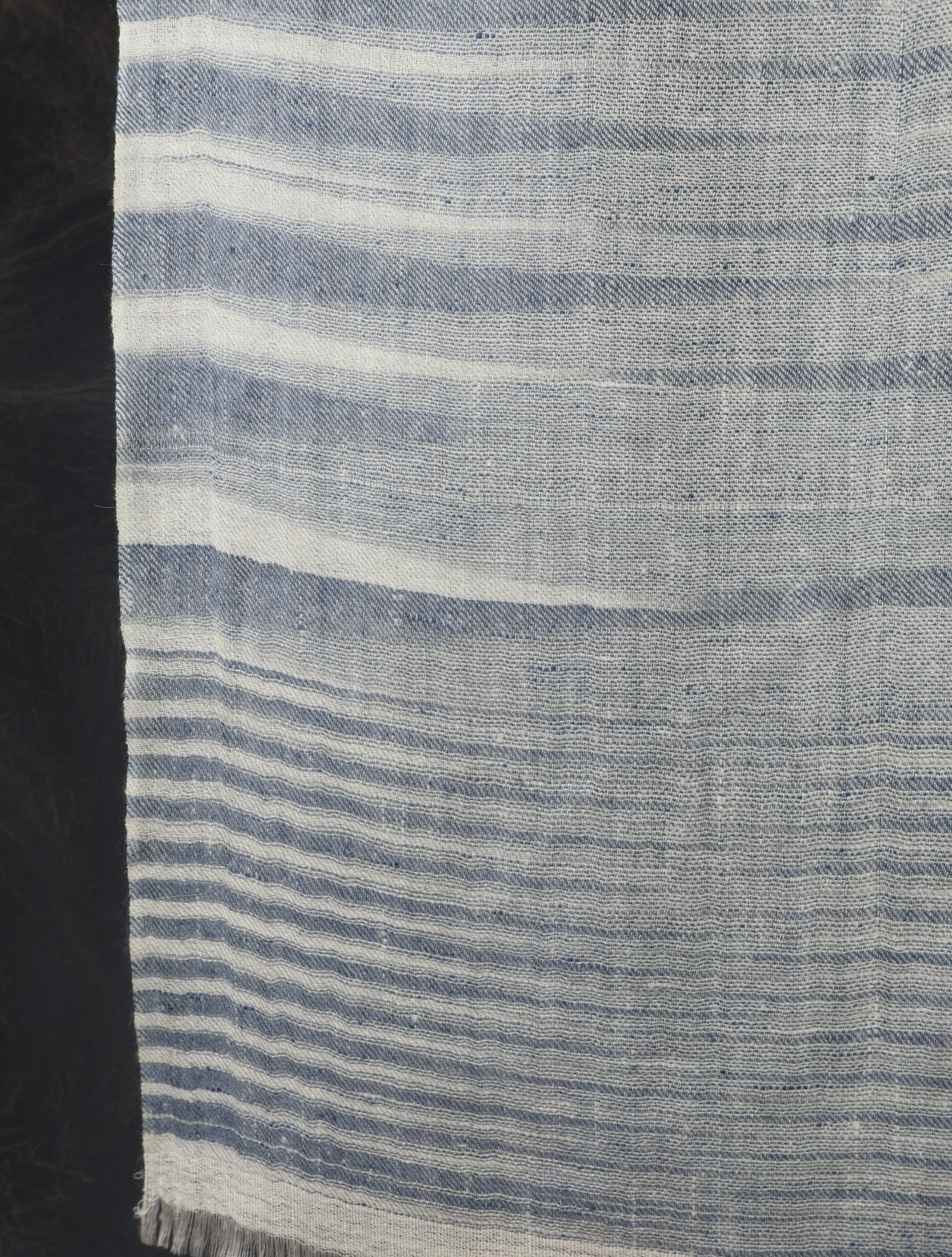 Grey Plaid Cashmere Check Scarf Pashmina – Handwoven Luxury