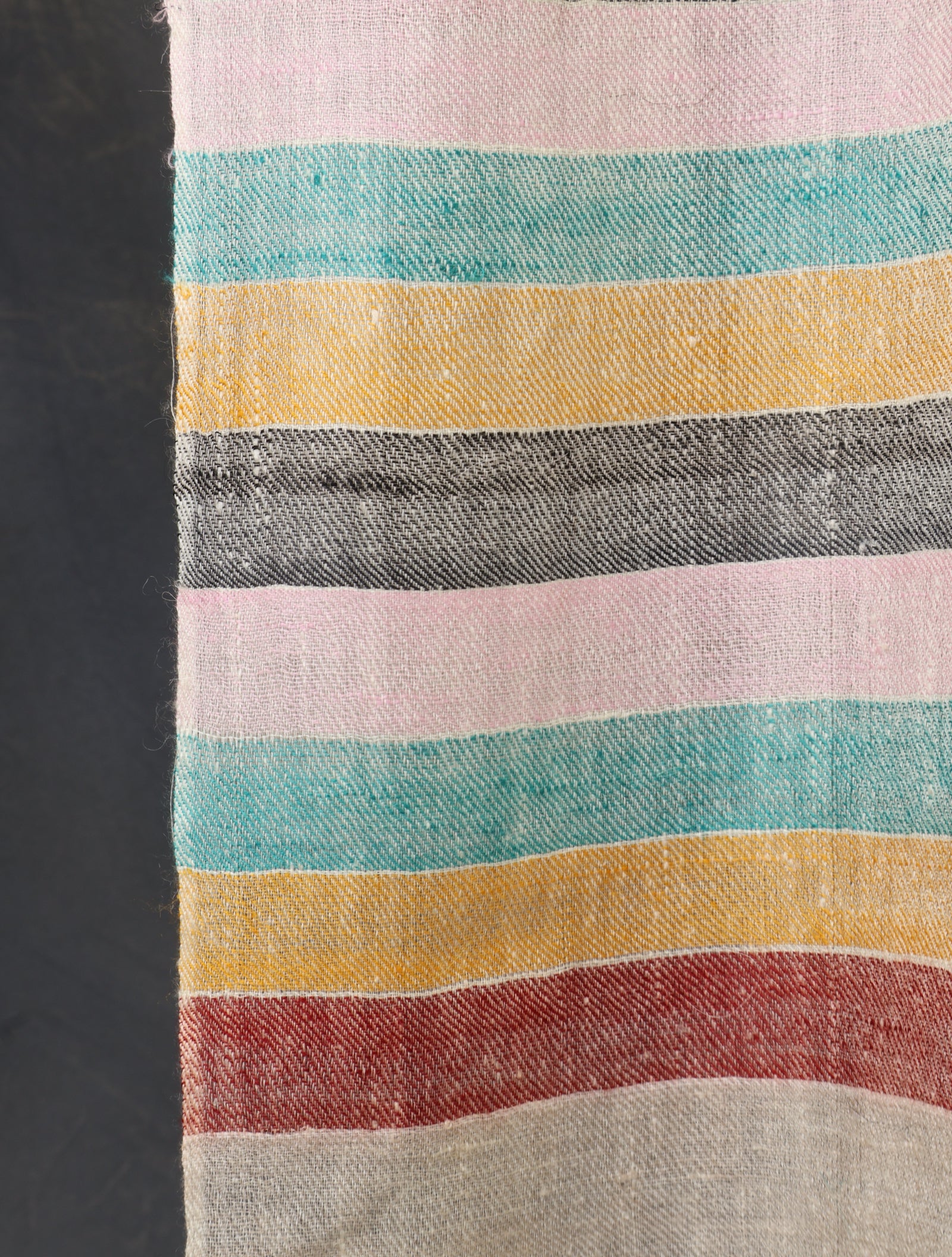 Multicolor Plaid Pure Cashmere Pashmina Scarf – Handwoven Luxury
