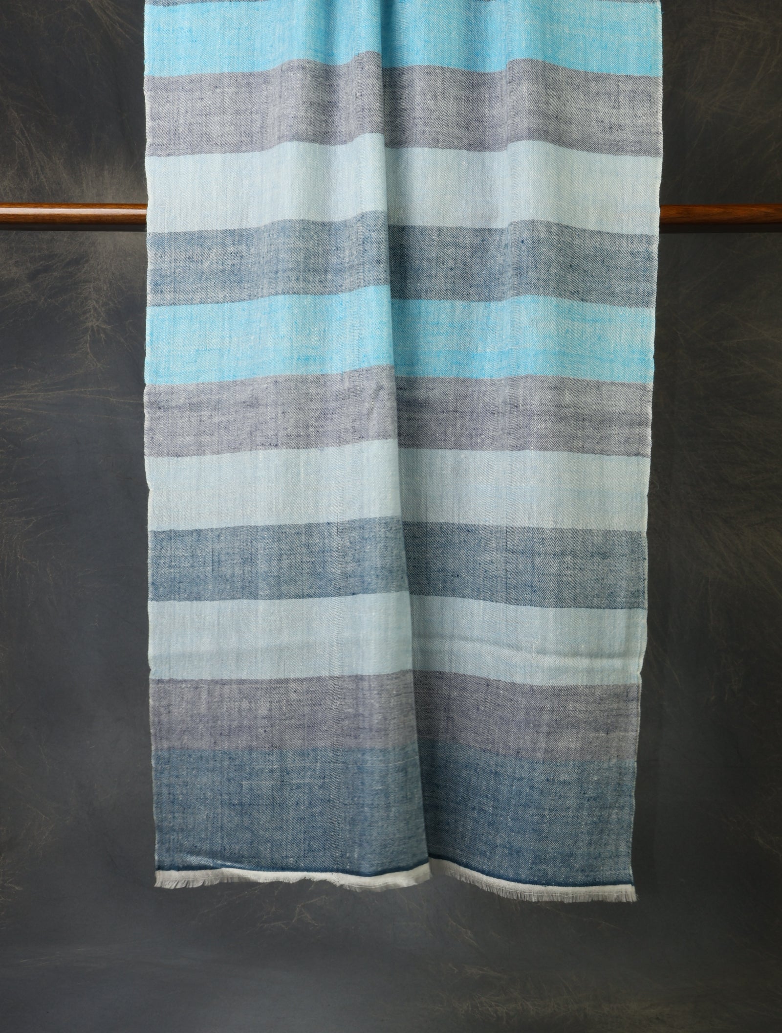 Multicolor Plaid Pure Cashmere Pashmina Scarf
