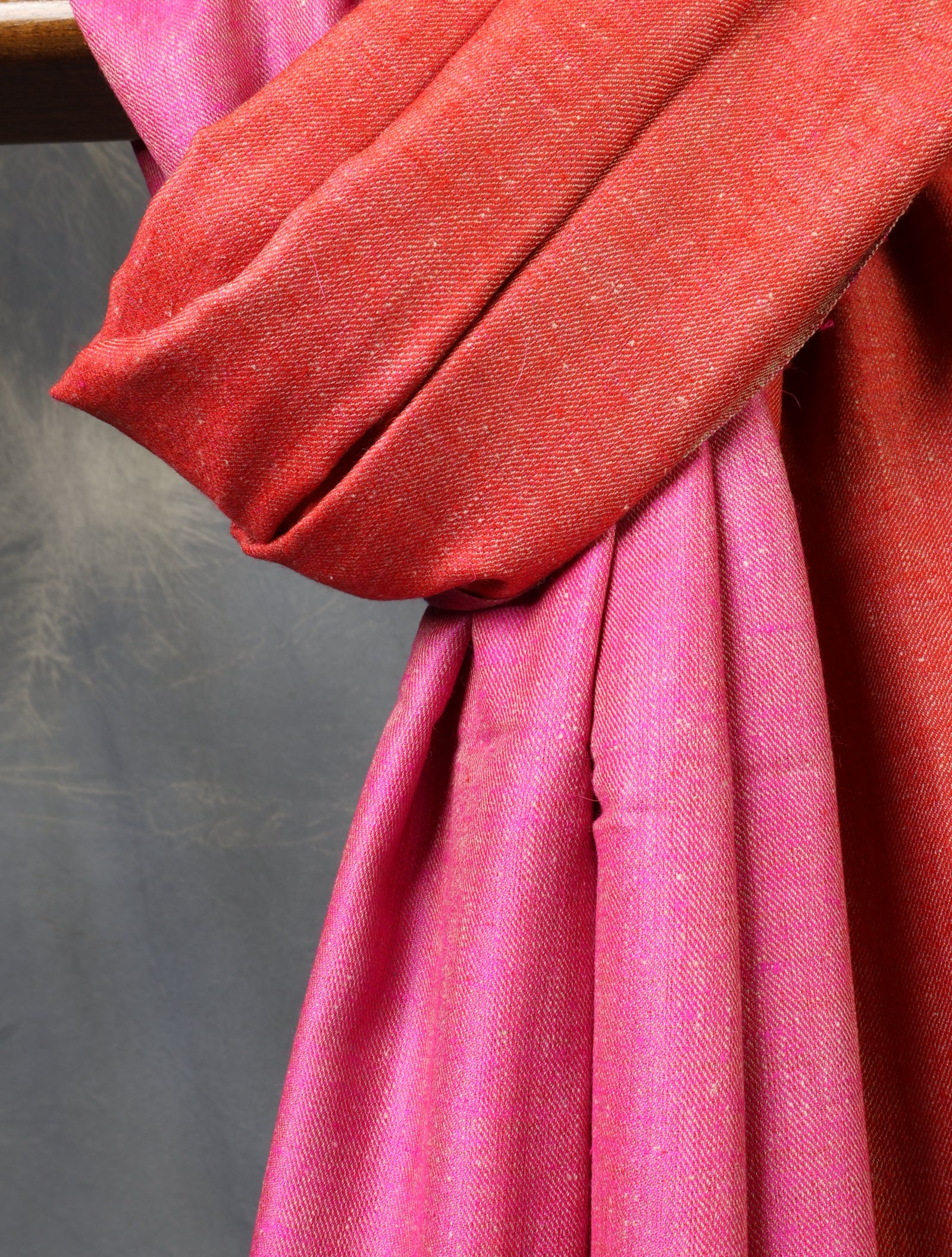 Reversible Handwoven Cashmere Pashmina Shawl