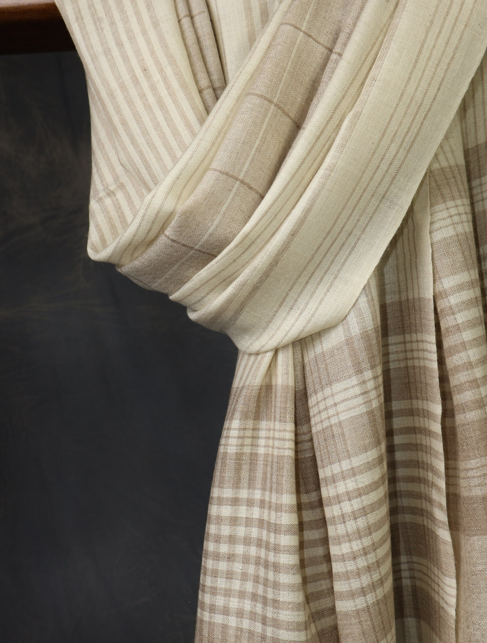 Tartan Plaid Colors Scarf Pure Cashmere Pashmina