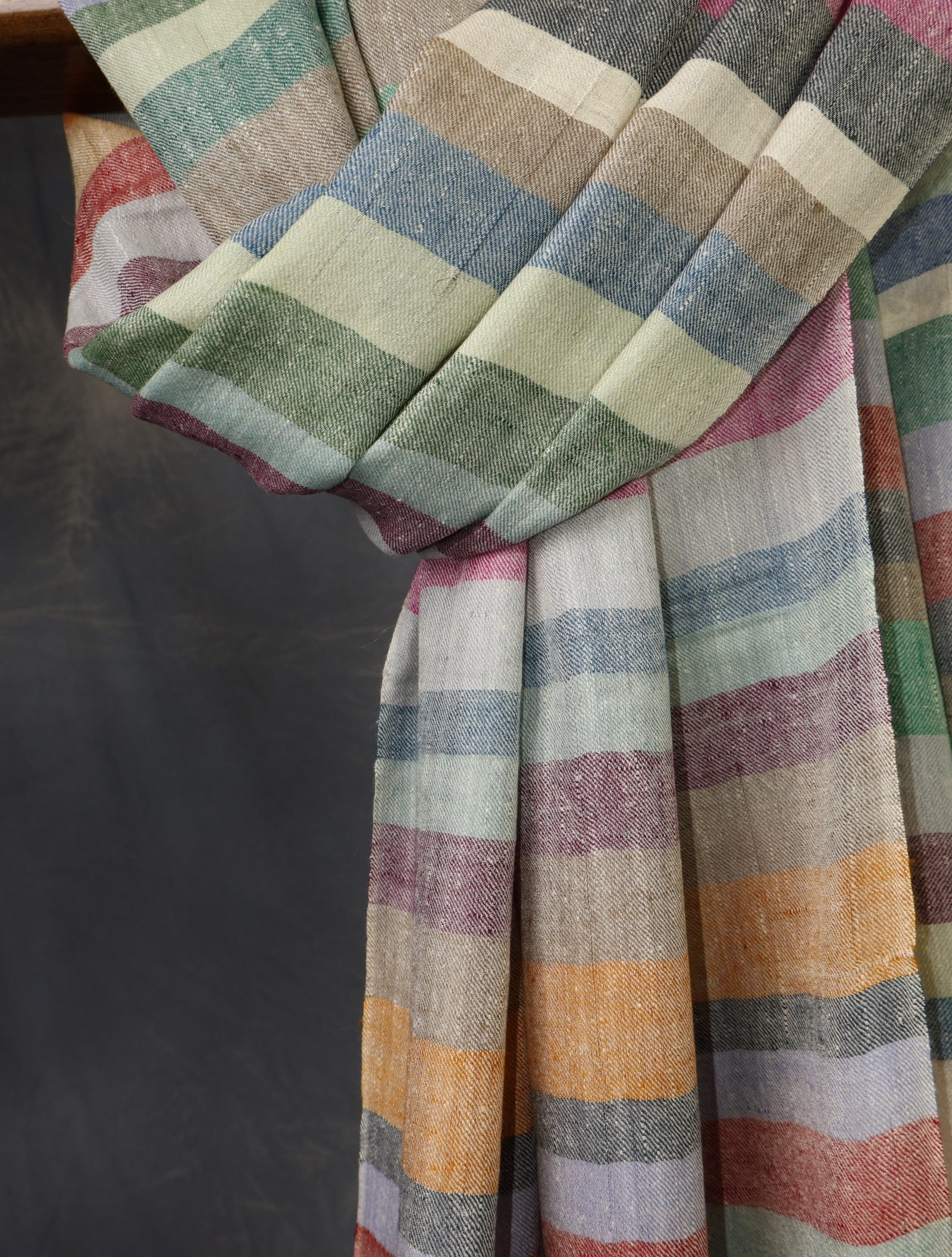 classic plaid pure cashmere scarf