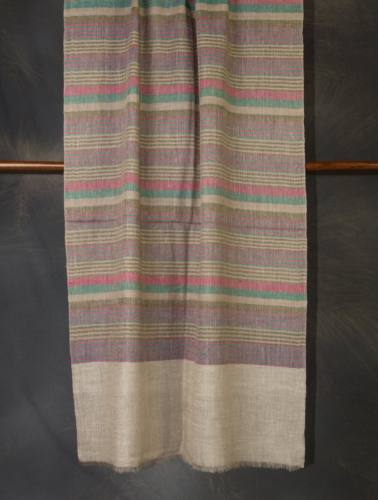 multicolor plaid cashmere pashmina handwoven scarf