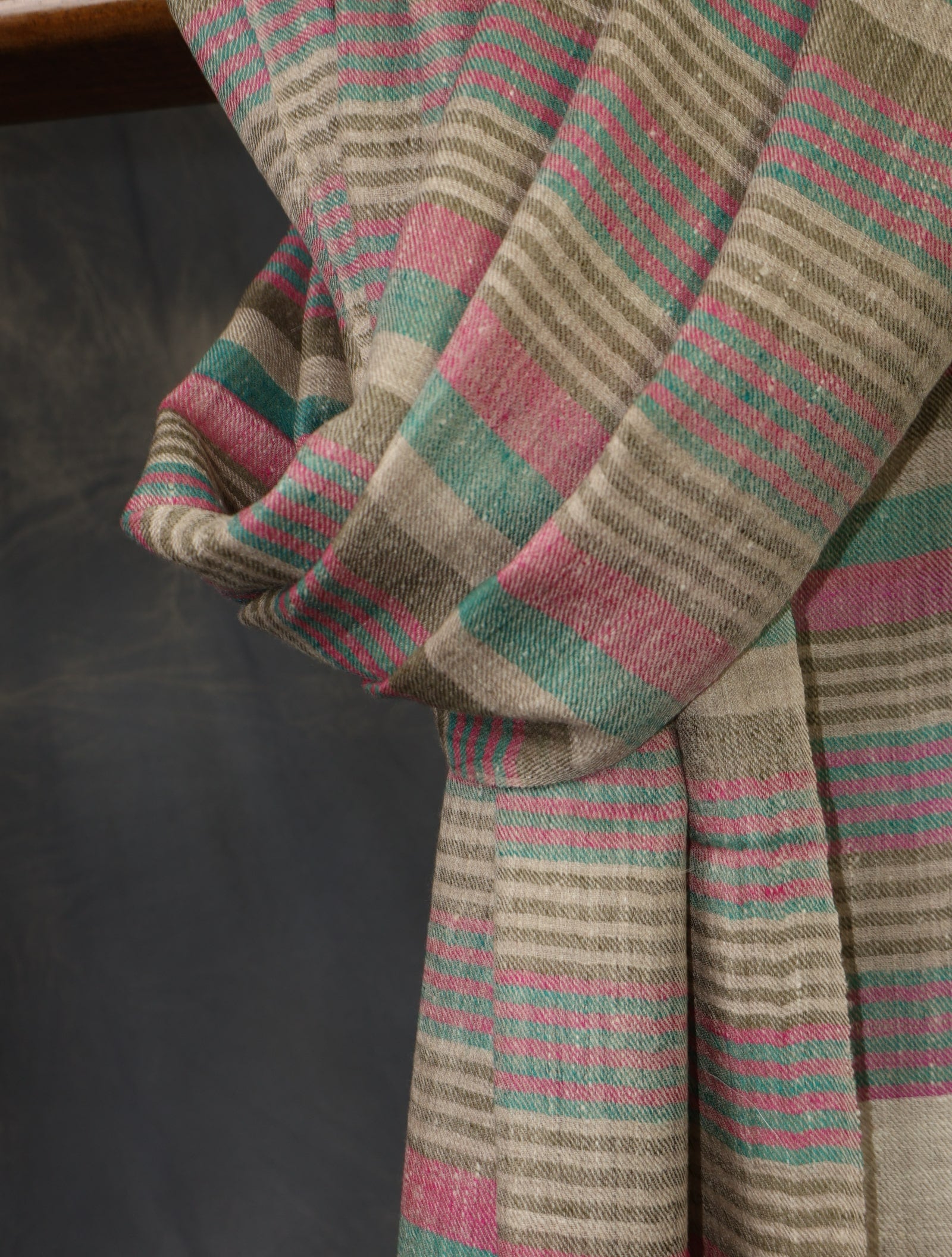multicolor plaid cashmere pashmina handwoven scarf