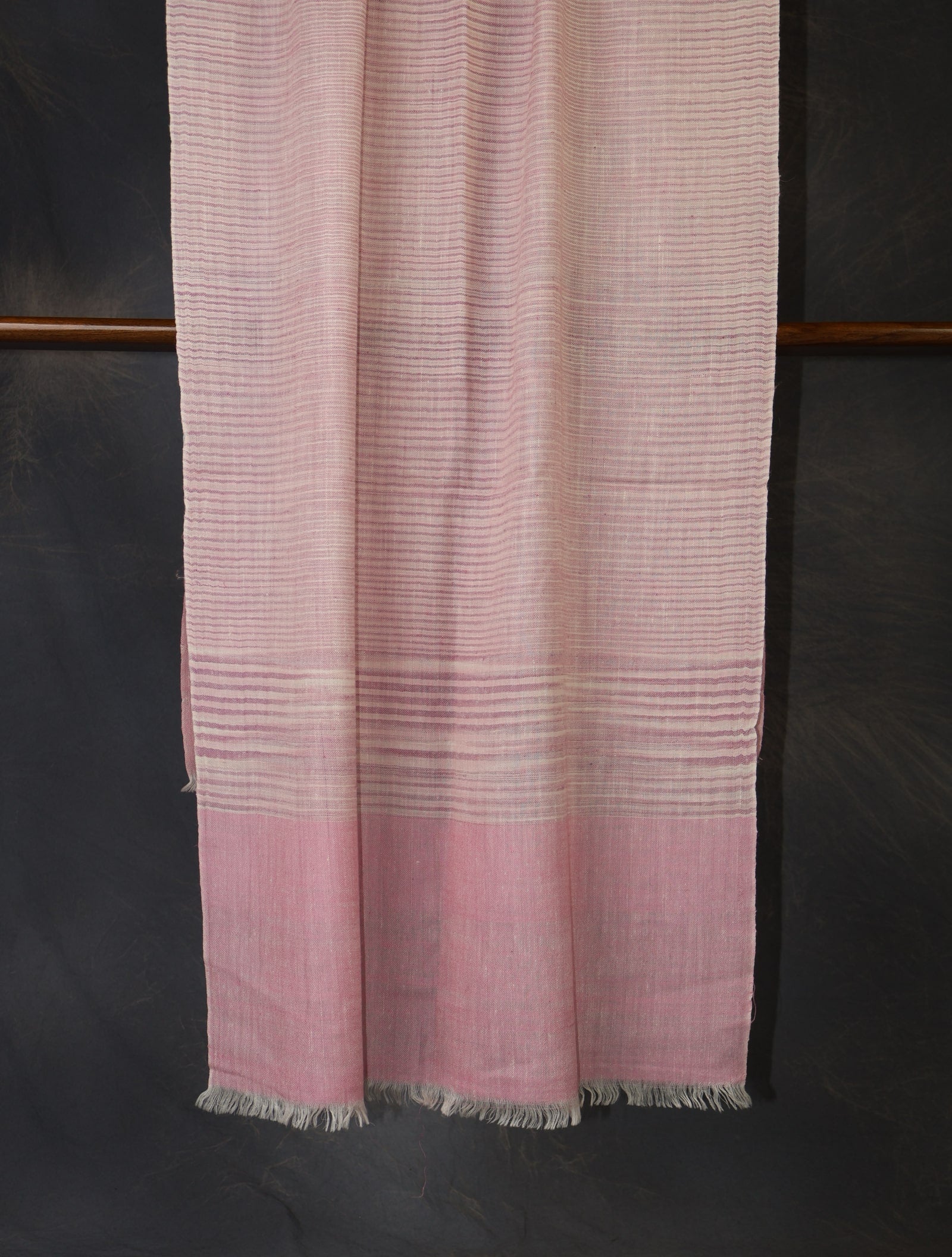 plaid scarf pink pure cashmere