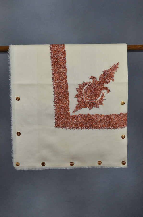 Ivory Neemdoor Wool Mussar