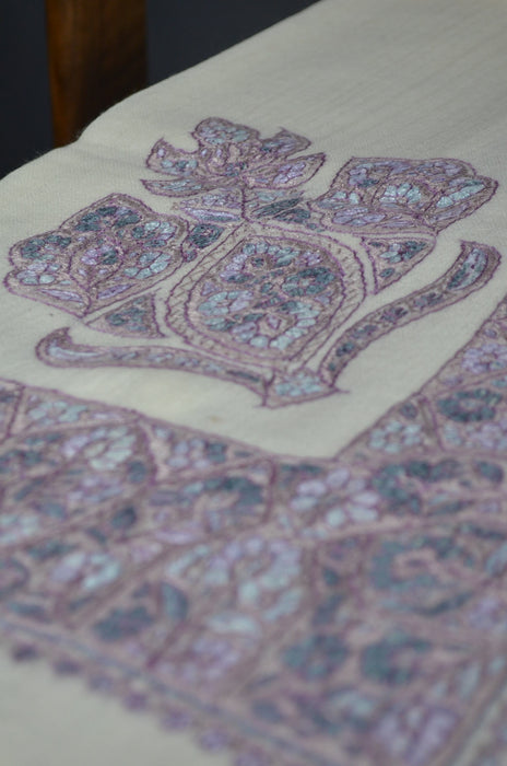 Ivory Dourdar Wool Mussar