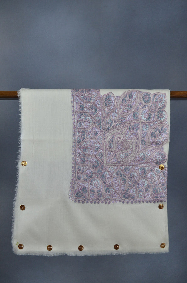 Ivory Dourdar Wool Mussar