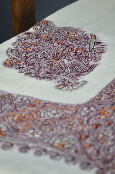 Ivory Dourdar Wool Mussar