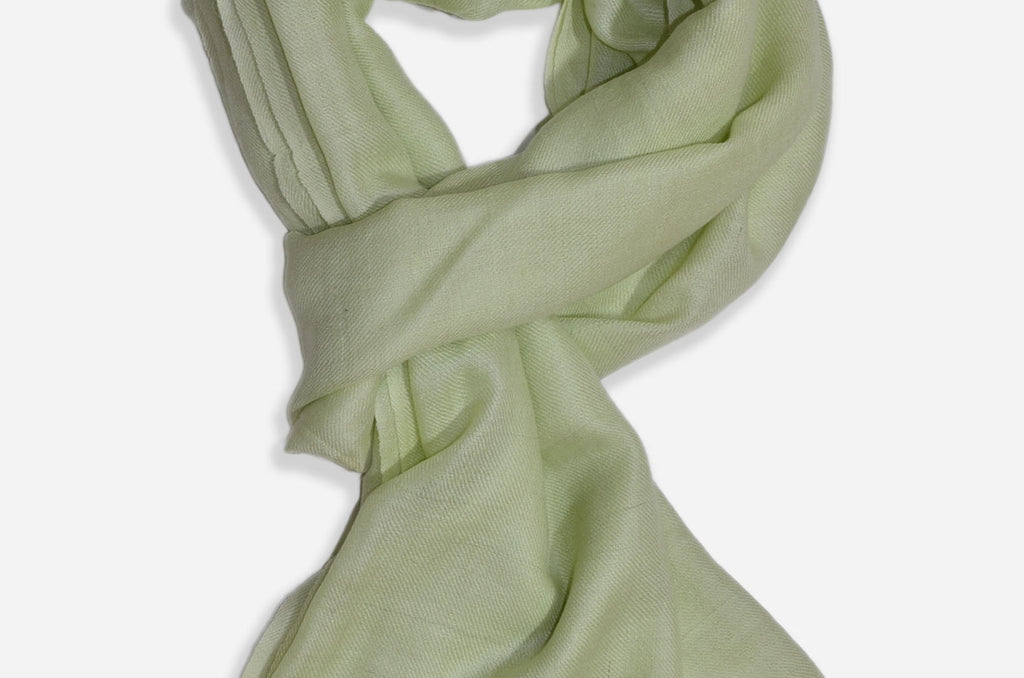 Mint Green Cashmere Pashmina Shawl