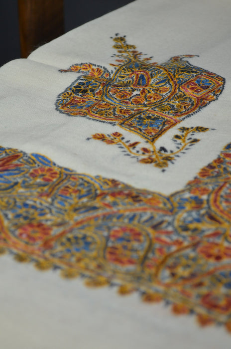 Ivory Dourdar Wool Mussar