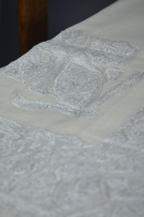 Ivory Dourdar Wool Mussar