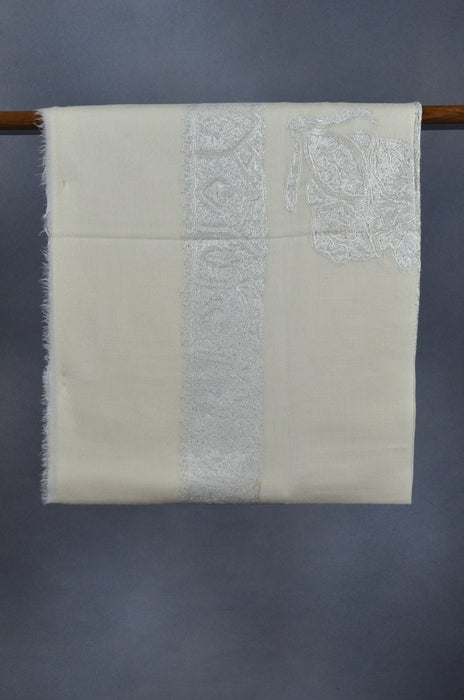 Ivory Dourdar Wool Mussar