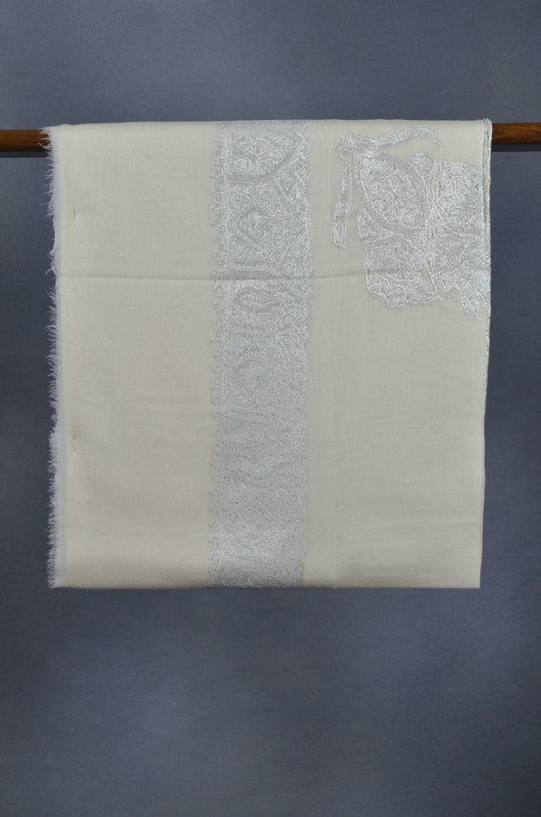 Ivory Dourdar Wool Mussar