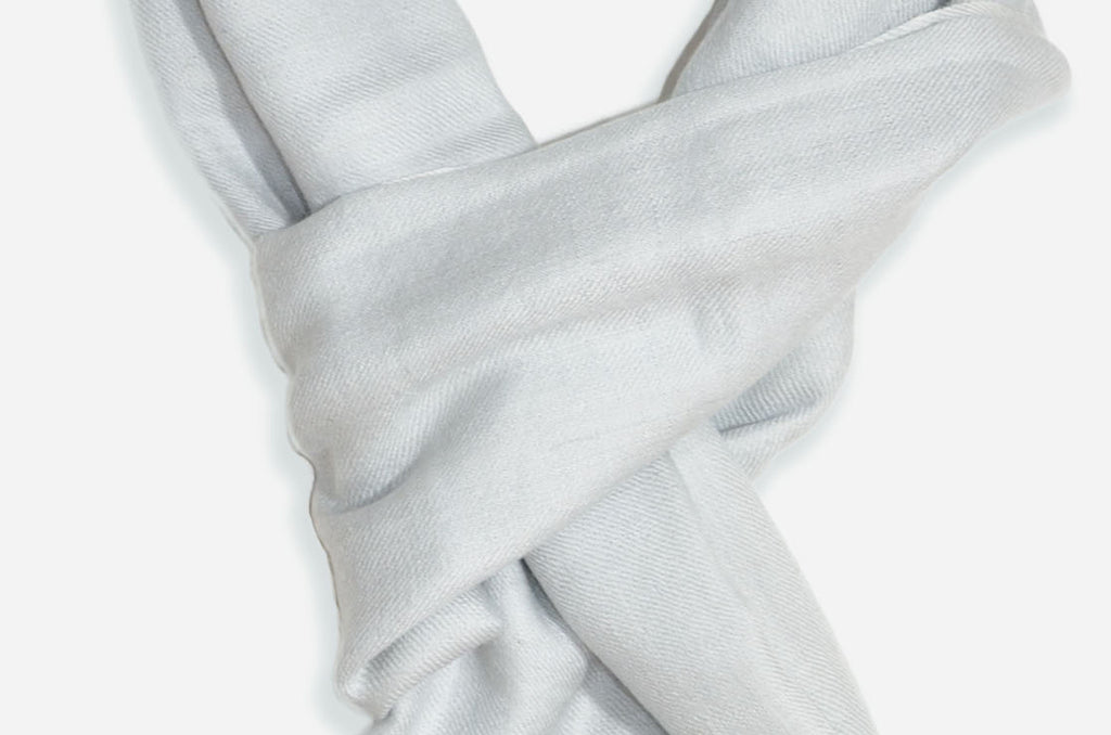Cloud Grey Pashmina Scarf
